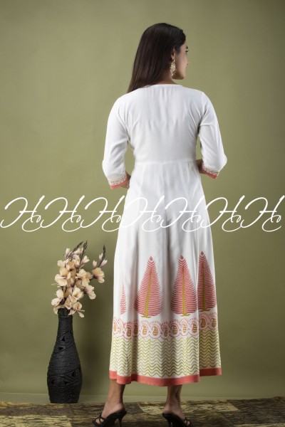 Peach-Office-Wear-Rayon-Embroidery-Work-Kurti-1006-94519 | Kurti designs  latest, Kurti designs, Kurti